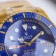 super clone rolex sea dweller yellow gold blue dial watch (2)_th.jpg